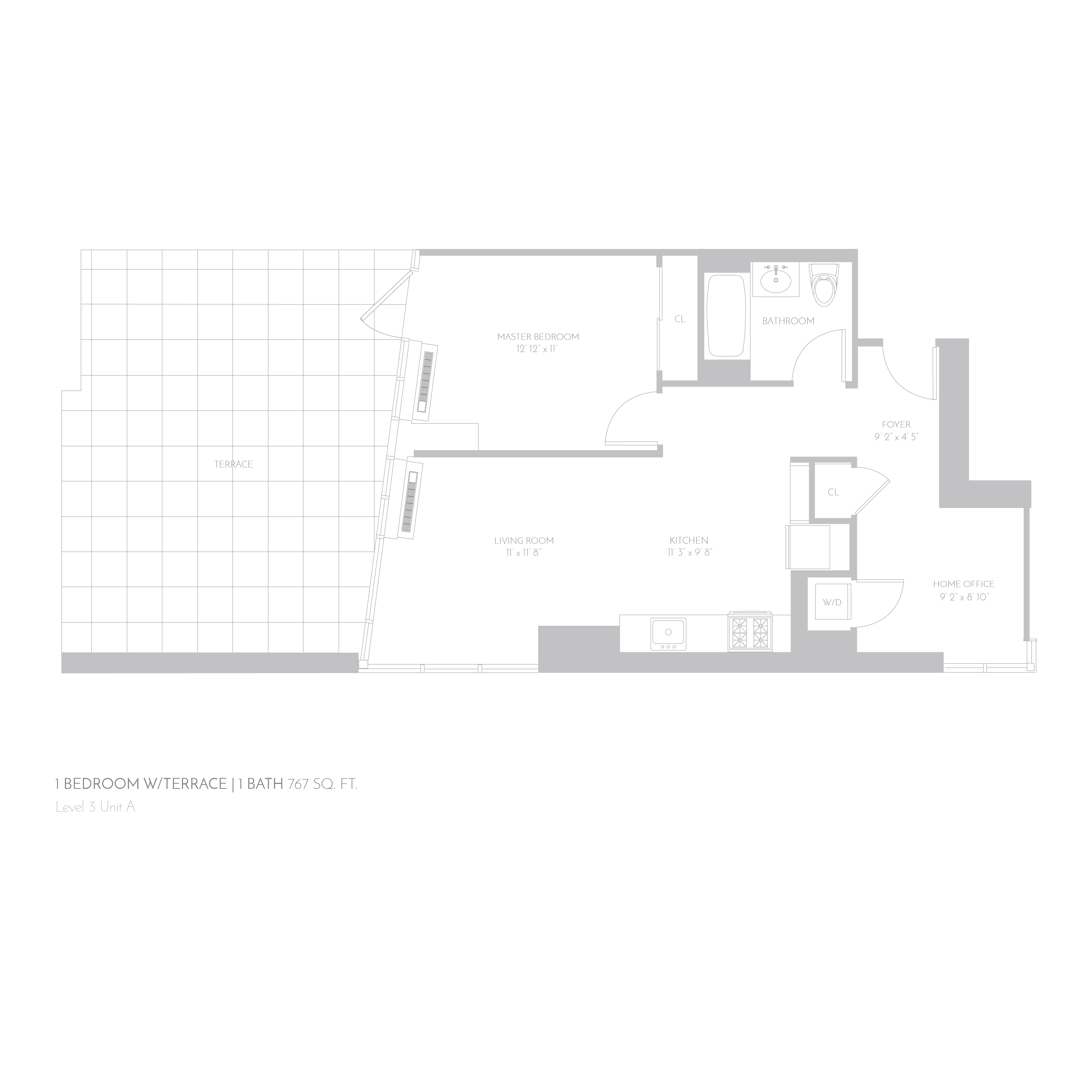 Floor plan layout diagram for 26- PH A